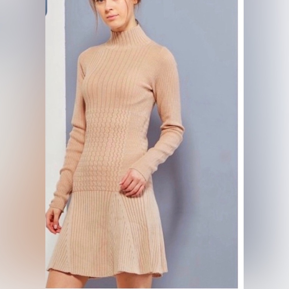 Lacoste wool blend sweater dress